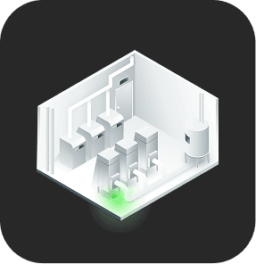 Eddy H2O placement: mechanical rooms